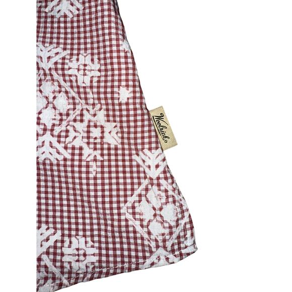 Woolrich Western Gingham Quilt Button Down Short Sleeve Shirt NWT Womens XL - Picture 5 of 6